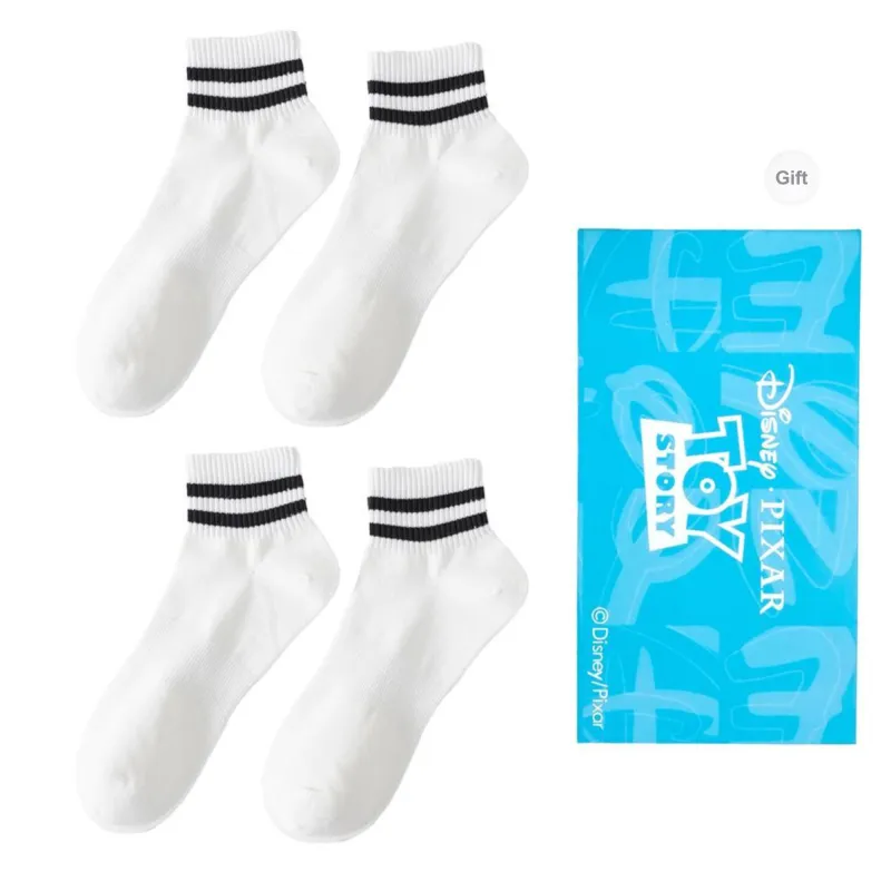 Disney Ankle Socks Unisex Shopping Bag Combo Set-4
