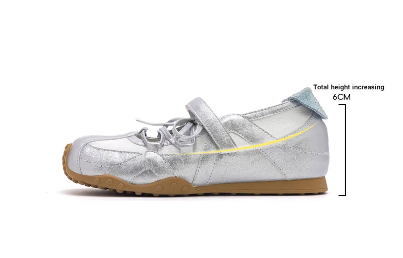 UNCLEWEN Slip Resistant, Breathable, Height Increasing Low Top Casual Shoes Women's-21