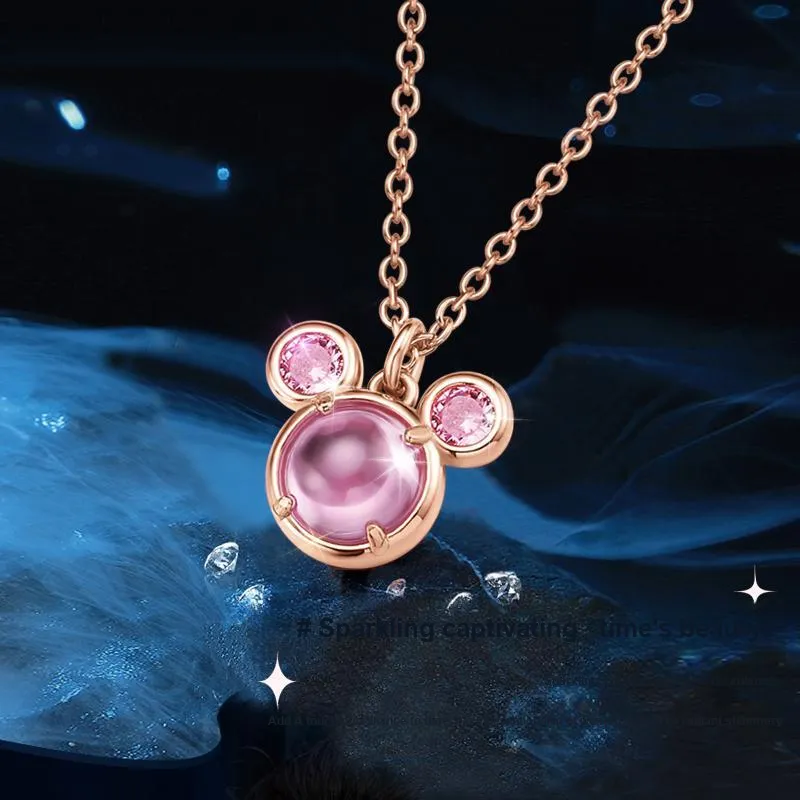 Disney Magic Colors Series S925 Silver Necklaces Women's-10