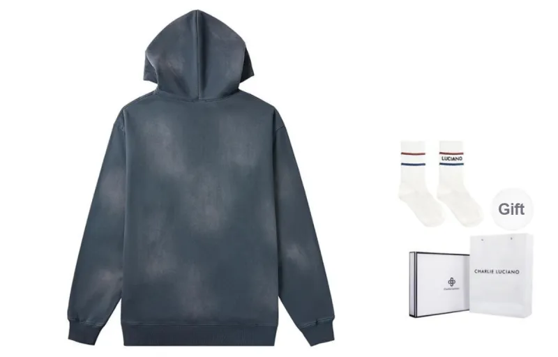 Charlie Luciano Sweatshirt Unisex Dark Gray-1