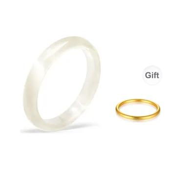 Artisan Lock Heart Jade Cat's Eye Stone Bangles Women's