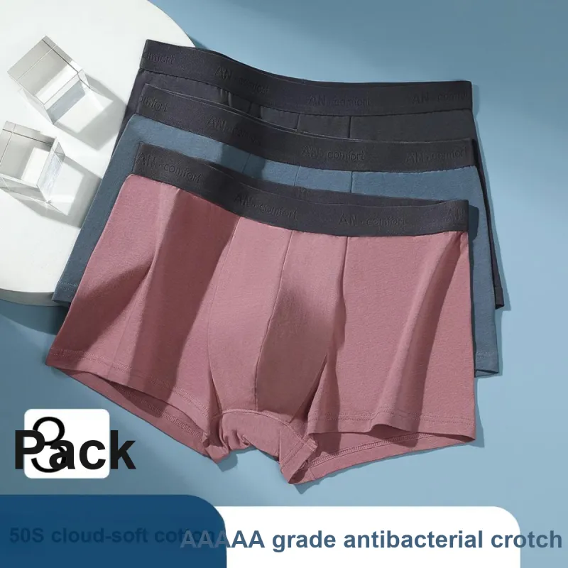 Red Bean Underpants Men's 3 Pack-1