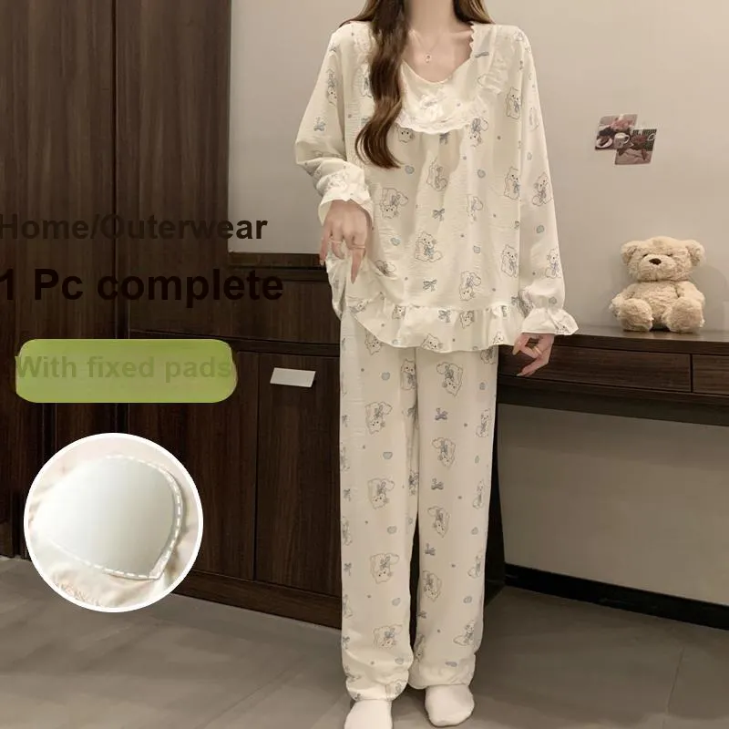 Pretty Lady Pajama Set Women's Image Color-1