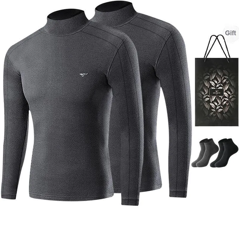SEPTWOLVES Thermal Top Men's 2 Pack+Shopping Bag-4