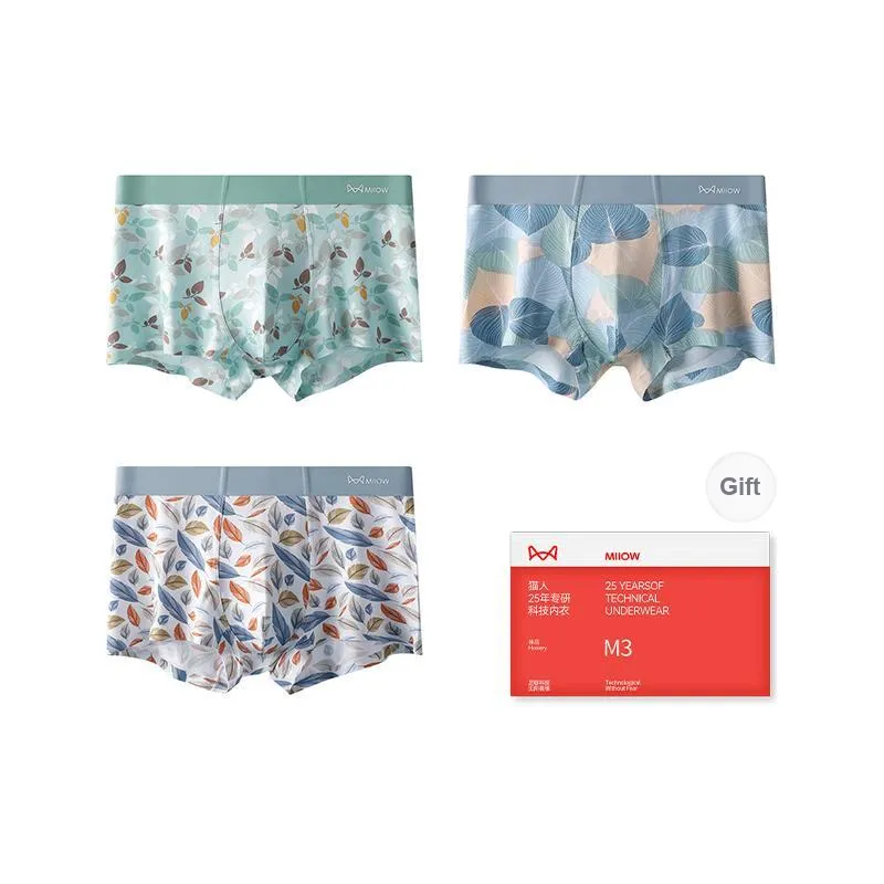 MIIOW Cool One Summer Series Underpants Men's Shopping Bag 3 Pack-6