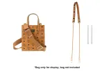 Brown Leather Strap with Chain 100cm