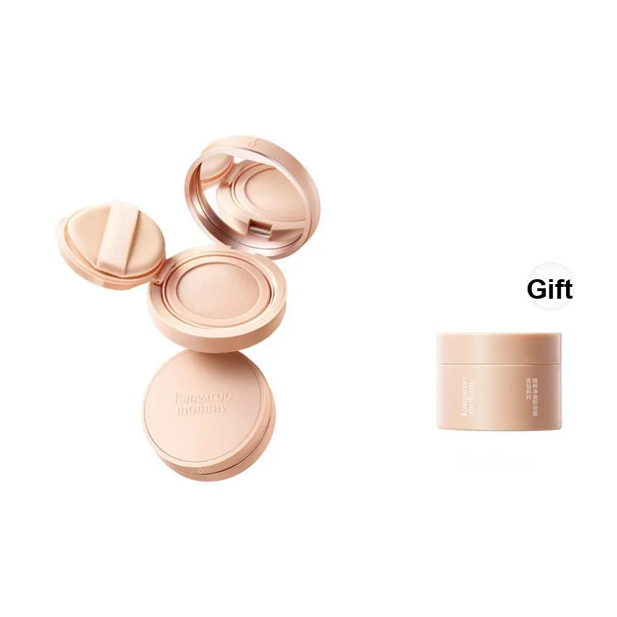 Kangaroo Mommy Essence Мягкий матовый Воздушные подушки Корректирующий тон кожи Контроль жирности Маскирующий 13 г Бесплатно Очищающий бальзам