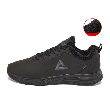 PEAK Durable Cushioning Low Top Running Shoes Men's Gray
