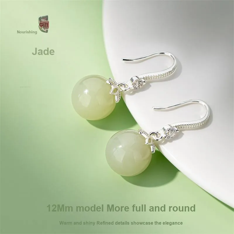 Encounter Gift Earrings Green Jade Women's-2