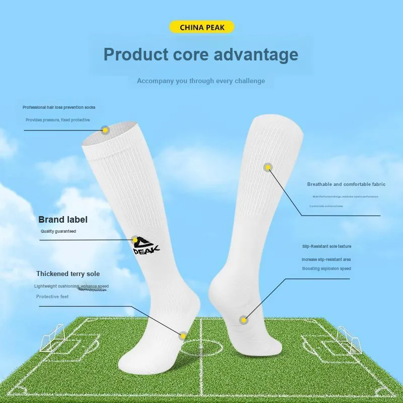 PEAK Soccer Socks Unisex 2 Pack-1