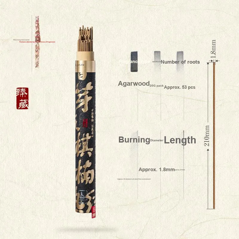 Waiters Collector's Edition, Nha Trang Aquilaria Agarwood Incense Stick 20g Pack-2