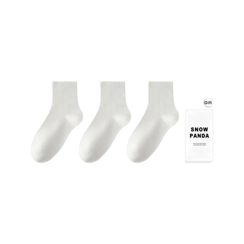 XXLLG Mid Calf Socks Women's Shopping Bag 3 Pack-0