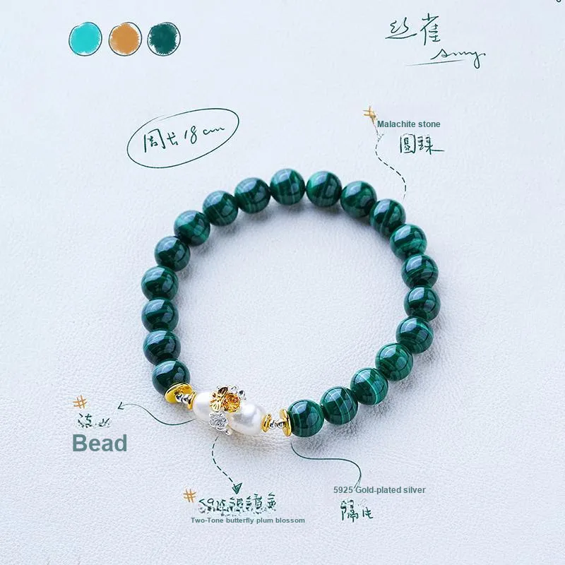 Amy's Garden Malachite Bracelets Women's-2