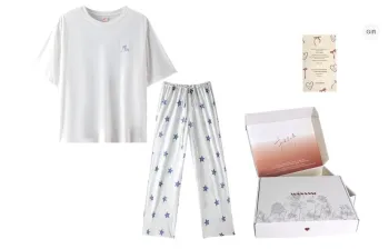 WANANNI Pajama Gift Box Women's Coconut Milk White