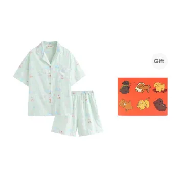 Wabi Town Pajama Gift Box Women's Light Green