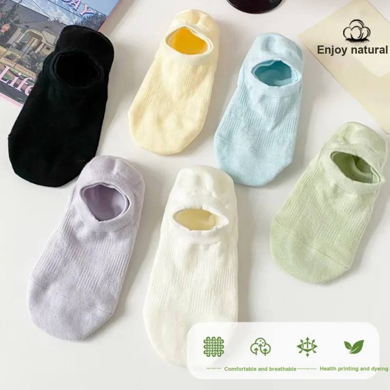 AUGUST No Show Socks Women's 5 Pack-6