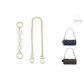 Gold-Tone Set 1[Camellia 15CM+Decorative Chain 35CM]