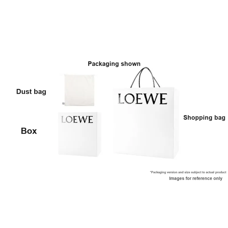 LOEWE Classic Calfskin One Shoulder Handbag Trumpets Women's Silk Beige-8