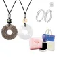 [Couple's (1 Pair)]Amber+White Chalcedony[Civokivo Dreamy Love]