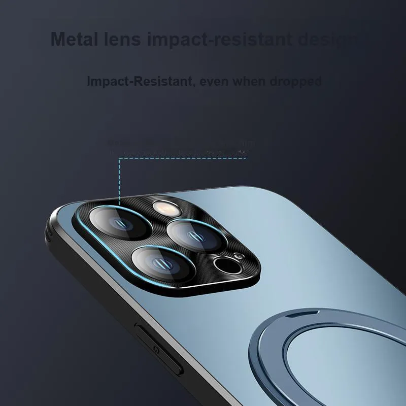 Mivana TPU Material Magnetic Rotating Stand High End Look Phone Cases Suitable For OPPO Reno 11 Business Formal-2