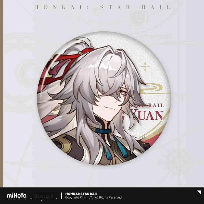 Crash Star Dome Railway x MIHOYO Dan Heng Drinking Moon, Jing Yuan Train Journey Collection Badges-6