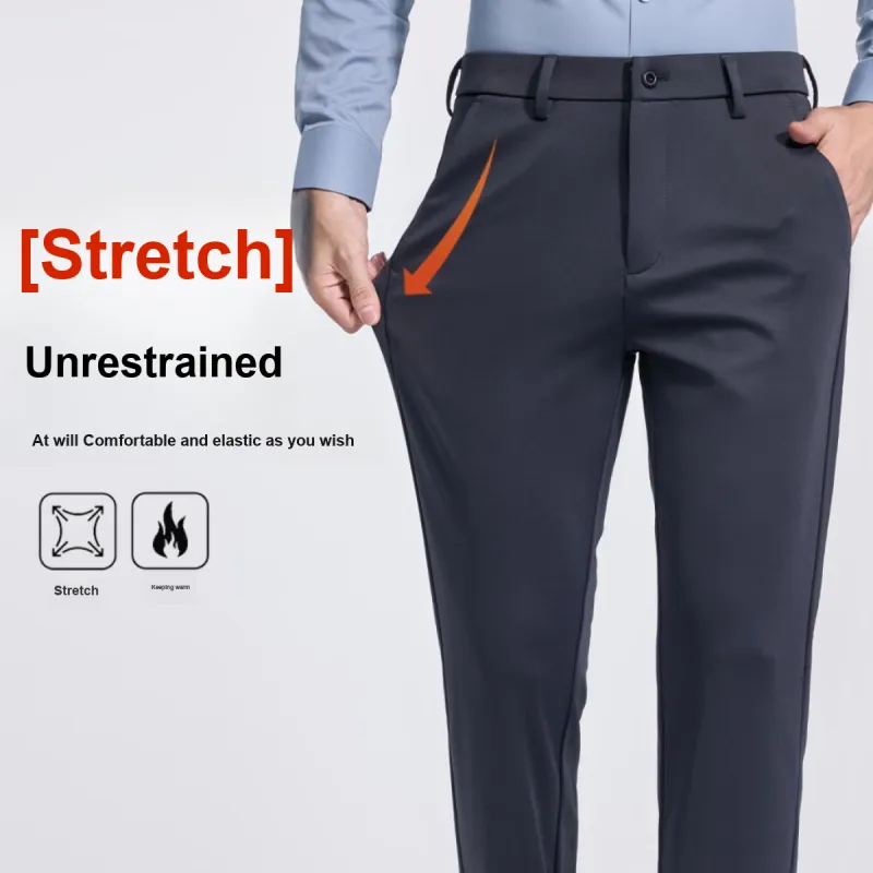 Red bean Suit Trousers Men-4