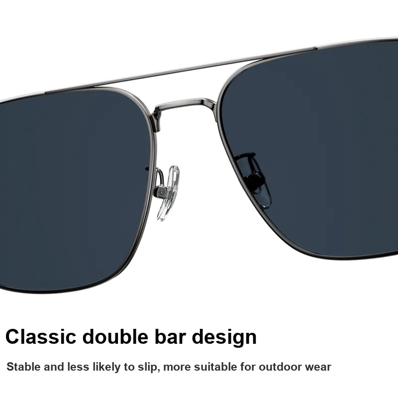 PARZIN Plate Alloy Frame Aviator Sunglasses Men's-3