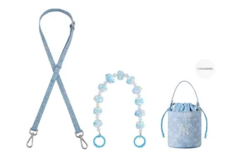 GUYI Microfiber & Alloy Bag Accessory Women's Blue