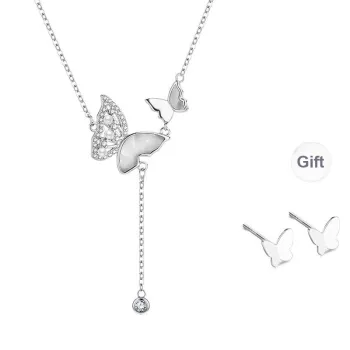 AFN 925 Sterling Silver Necklaces Women's