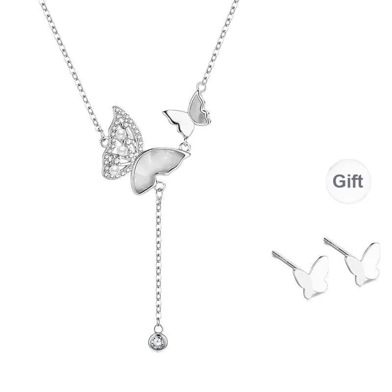 AFN 925 Sterling Silver Necklaces Women's-0