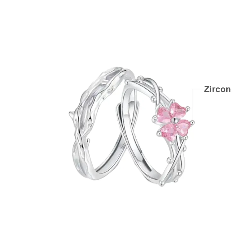 Zheng Tai Fook S999 Fine Silver Rings Unisex-7