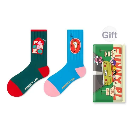 PL Этикетка Модные носки Ae Унисекс MID Носки до икры