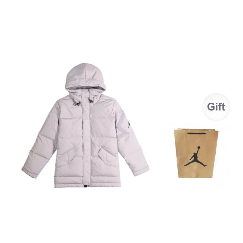 Jordan Down Jacket Unisex Gray Shopping Bag Included-0