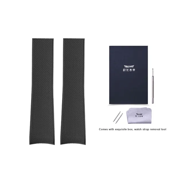 JEAYOU Strap Longines Compatibility Fluoroelastomer Material Comcast Diving Collection 95mm