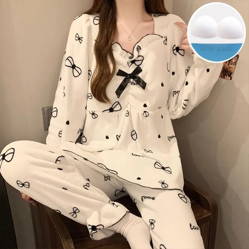 Sleeping Beauty Pajama Set Women's Image Color-3