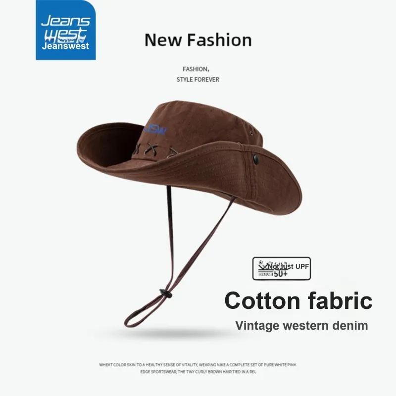JEANSWEST Polyester Bucket Hats Unisex-7