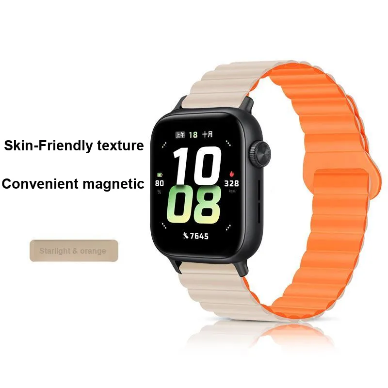 CHUANGYIDA Honor Compatibility Watch Band 145~210mm Silicone Material-1