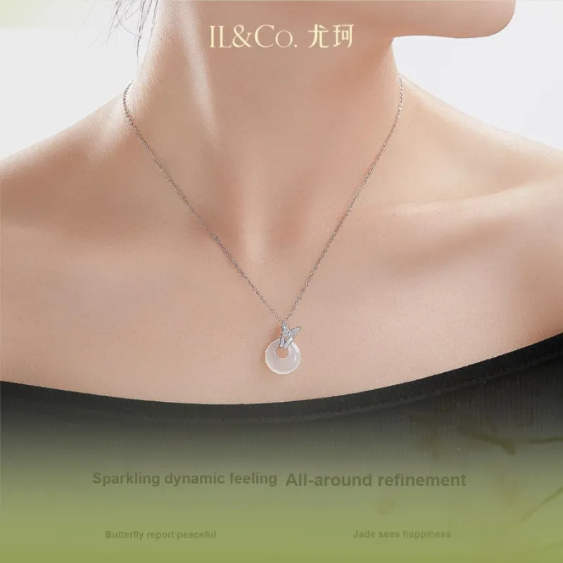 IL&CO. Chalcedony Necklaces Women's-5