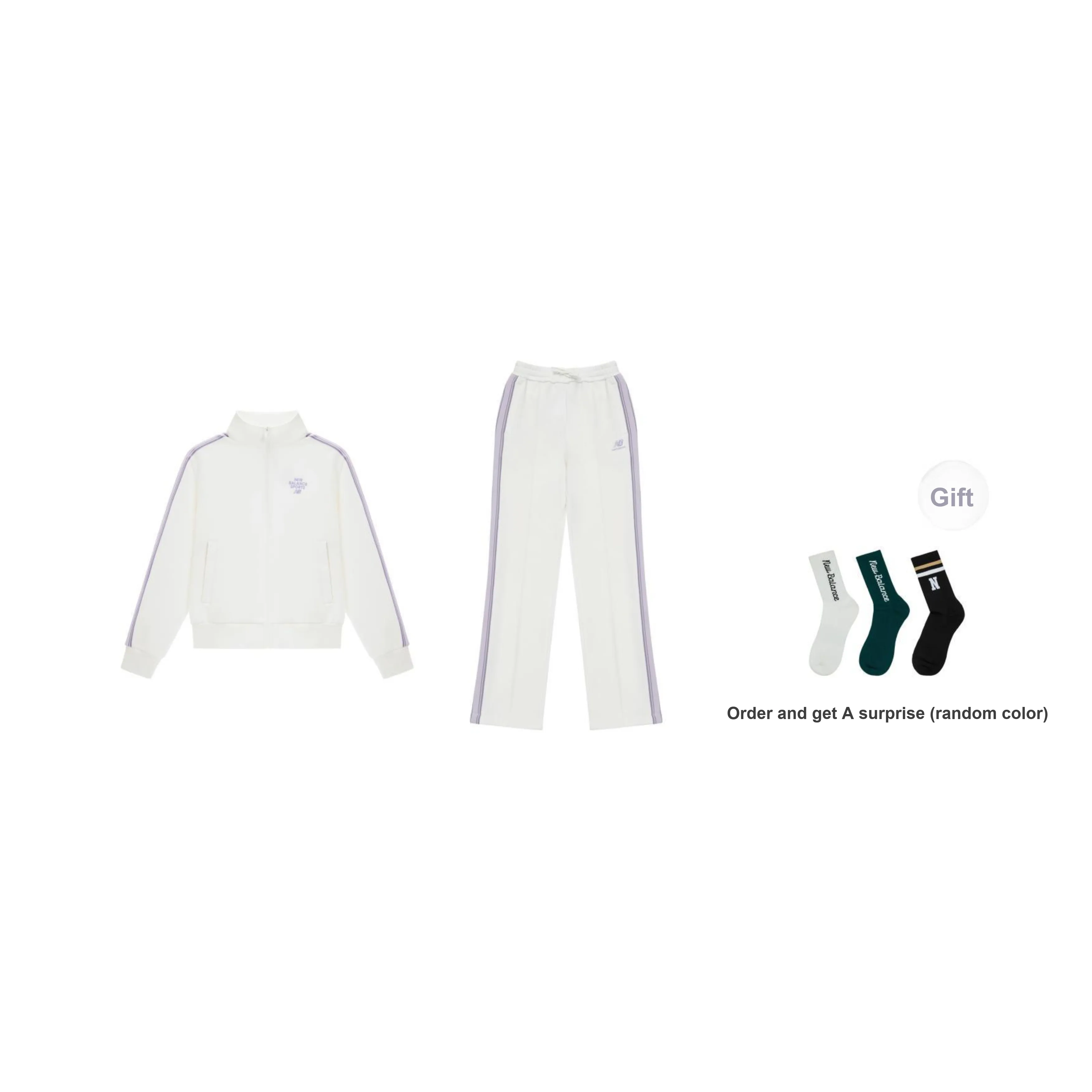 New Balance Casual Suits Women's Set White