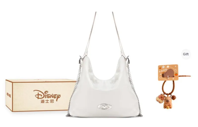 Disney Mickey Series PU One Shoulder/Backpack Unisex Black/Apricot-25