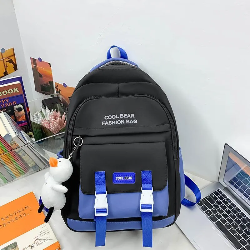 Yalu Nylon Backpack Unisex Multicolor-10