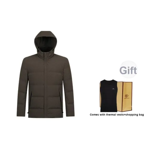 SEVEN Белый утиный пух Куртка Мужская