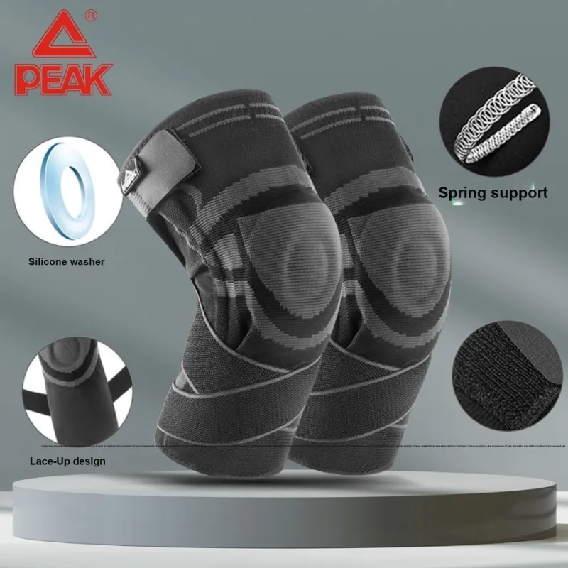 PEAK Running Mountaineering Hiking Cycling Unisex Polyamide Silicone Knee Pads-1