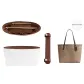 (Tan) City 33 Two-Piece Set[Shoulder Strap Pad+Brown Waterproof Liner]❤ Compartment Style