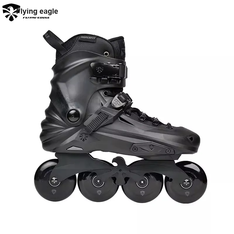 FLYING EAGLE Inline Skates Casual Street Commuting Unisex 36 46 Meteorite Black, Elegant White-4