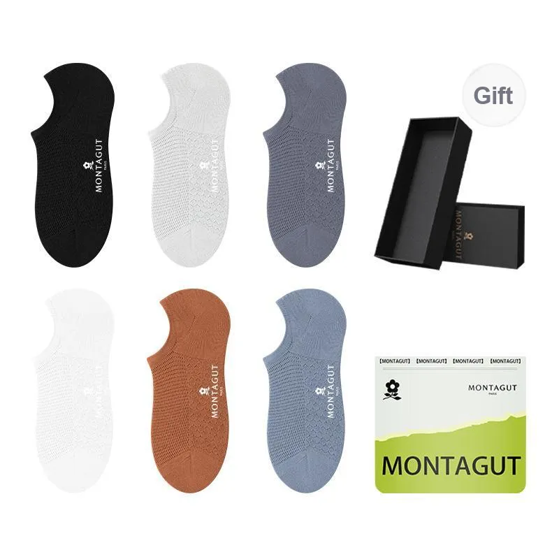 Montagut No Show Socks Men's Gift Box Combination-102