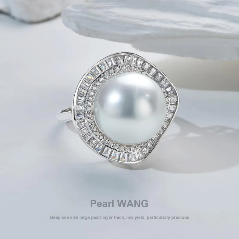 ME LUXE Pearl Rings Women's-2