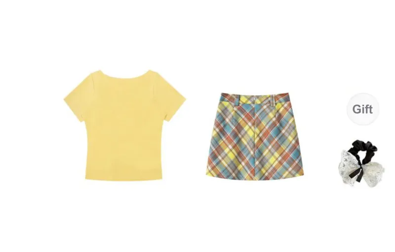 PAVEA Two Piece Skirt Sets Women's-1