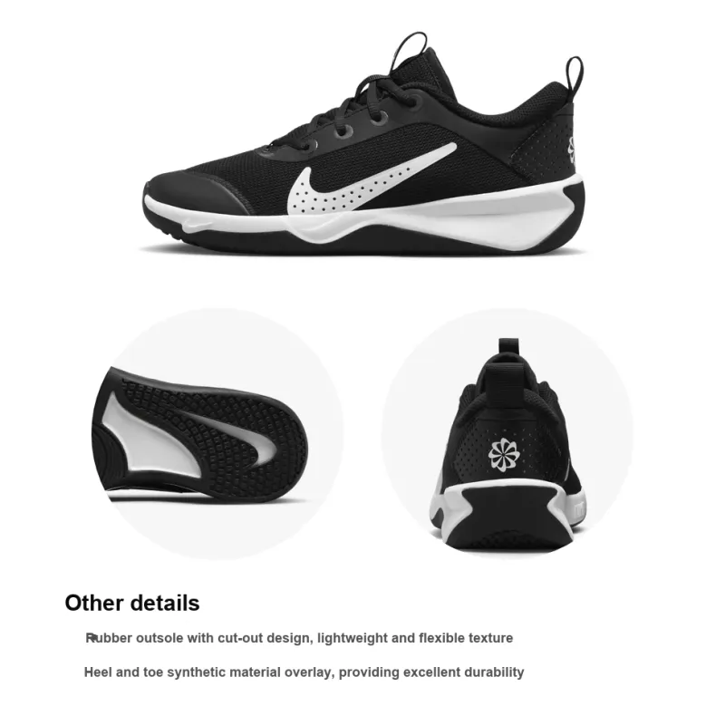 Nike Omni Multi-Court 'Black White' GS-2