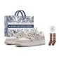 Classic White/Cool Gray (Everyday Shopping Bag+Knee-High Socks)